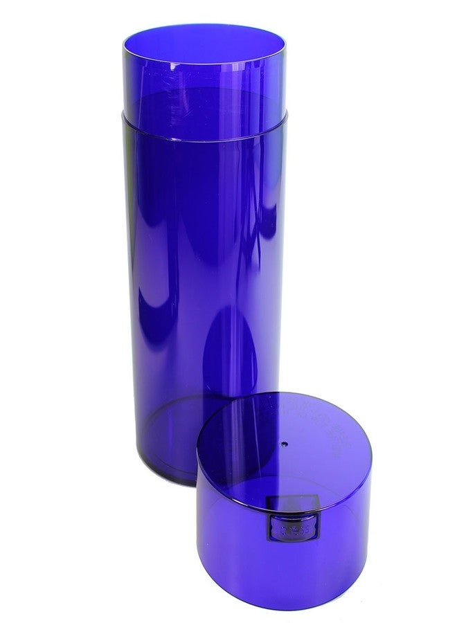 TIGHTPAC Tightvac - 5oz to 24 Ounce - Patented Airtight Container | Multi-use Vacuum Container Works as Smell Proof Containers for Herbs and Dry Goods. Blue Tint - Image 2